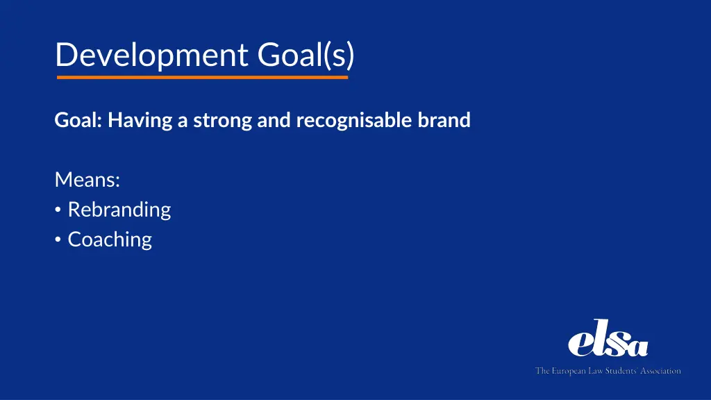 development goal s 1