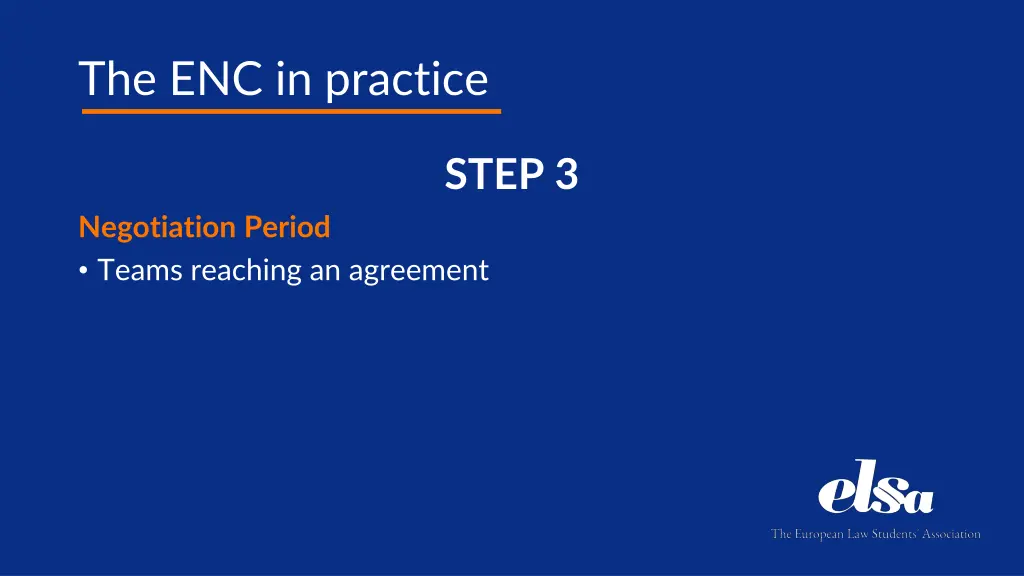 the enc in practice 2