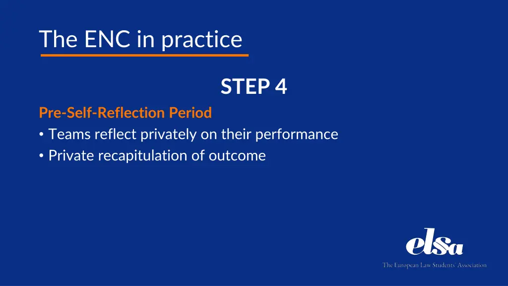 the enc in practice 3