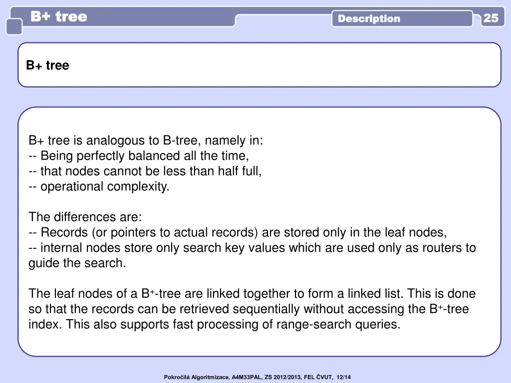 b tree b tree 2