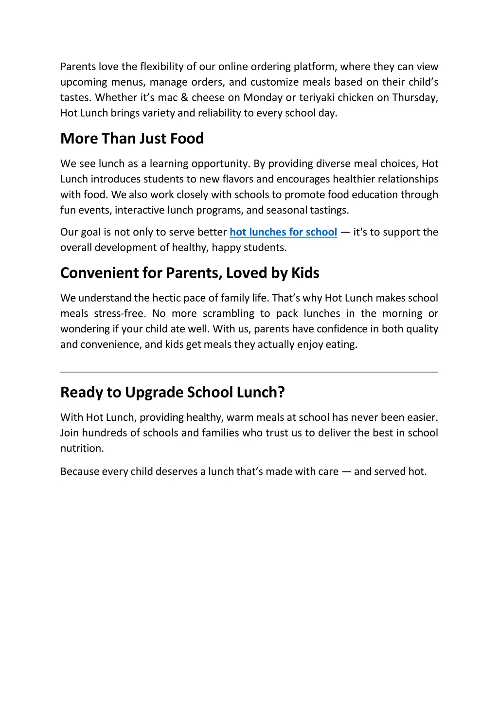 parents love the flexibility of our online