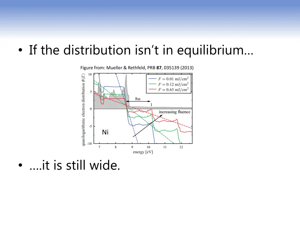 if the distribution isn t in equilibrium