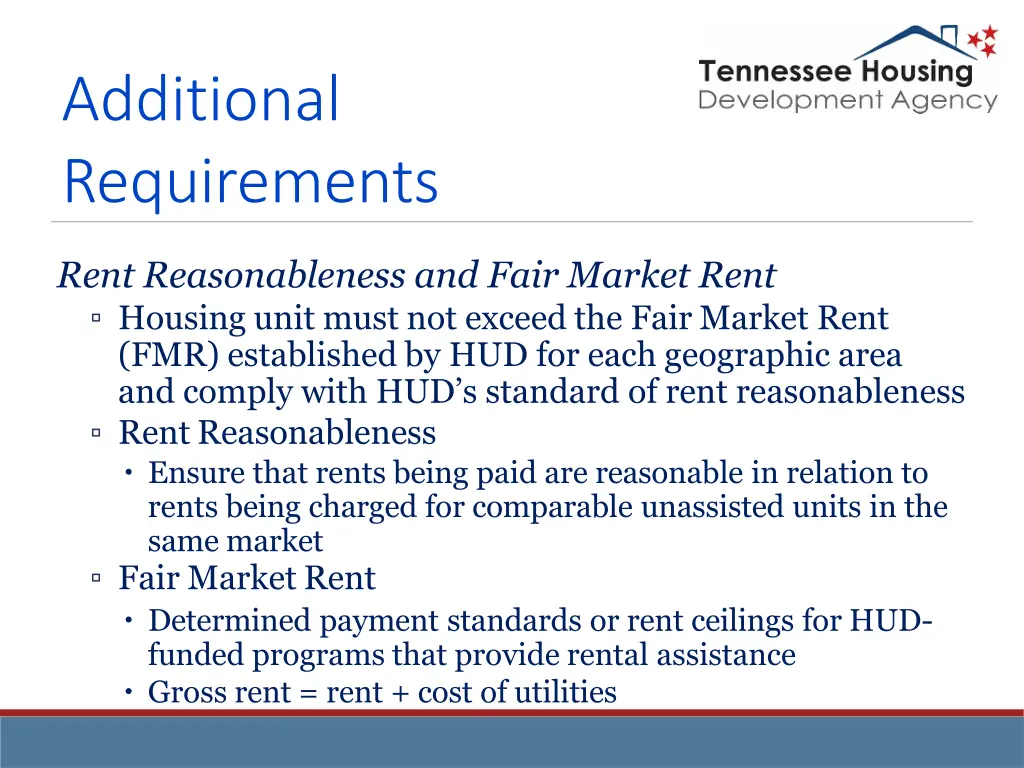 additional requirements 2