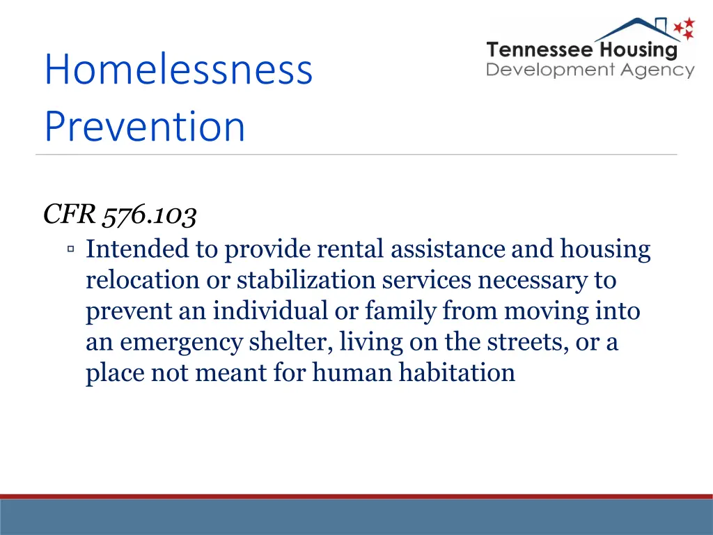 homelessness prevention