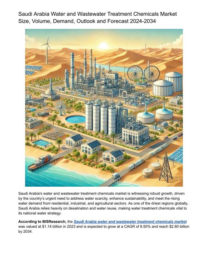 saudi arabia water and wastewater treatment