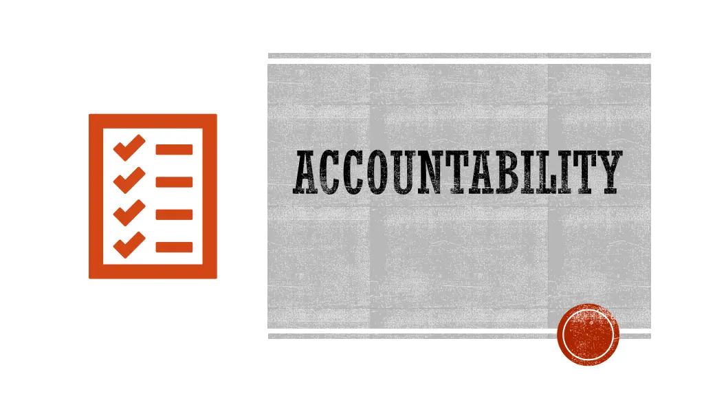accountability