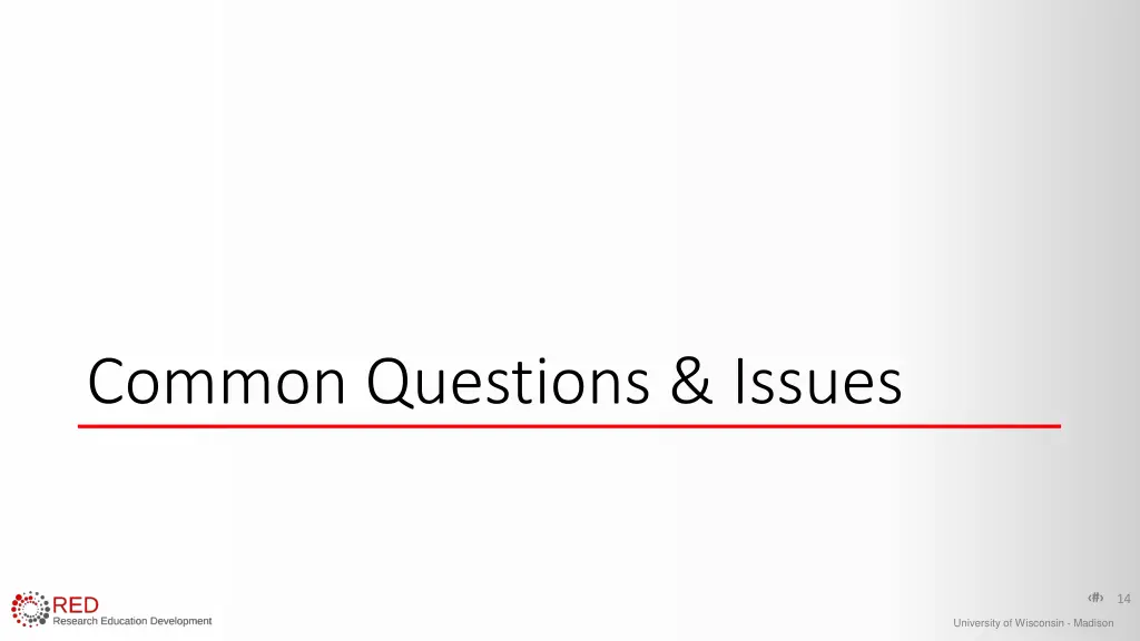 common questions issues