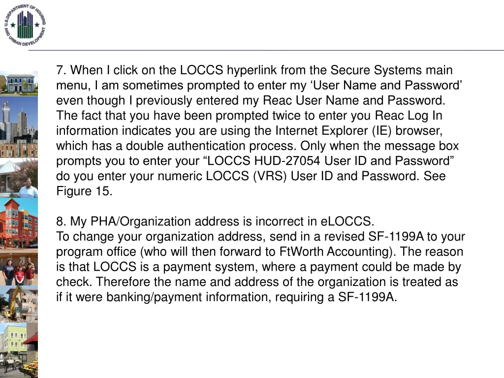 7 when i click on the loccs hyperlink from