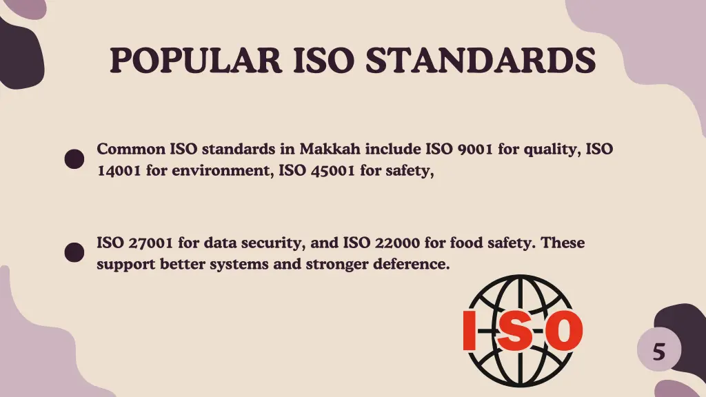 popular iso standards