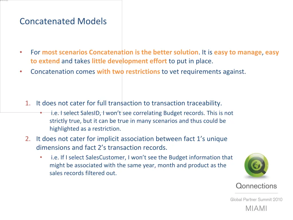 concatenated models