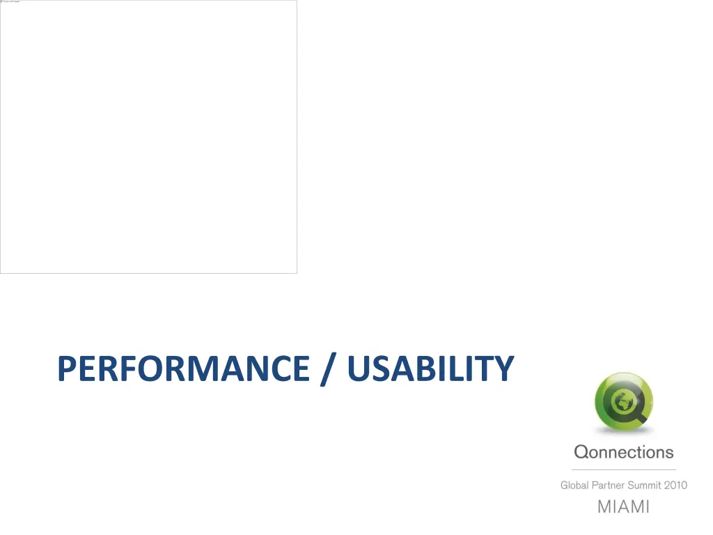 performance usability