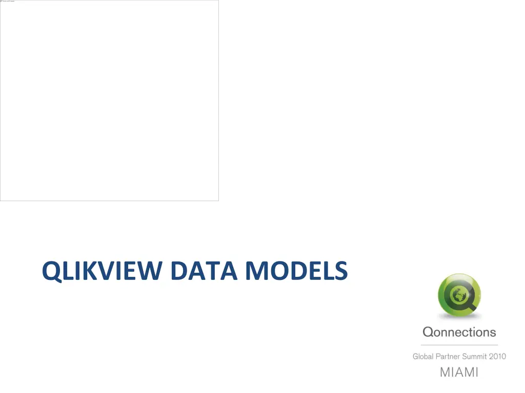 qlikview data models