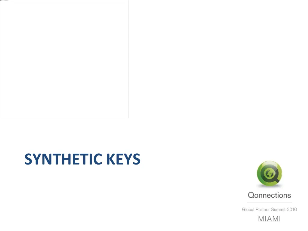 synthetic keys