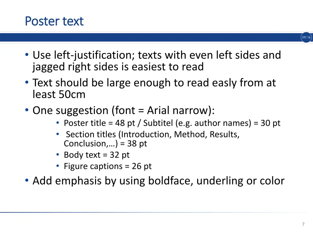 poster poster text