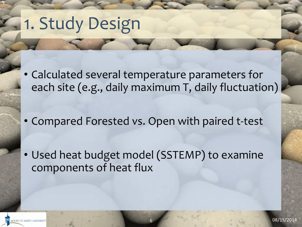 1 study design 2