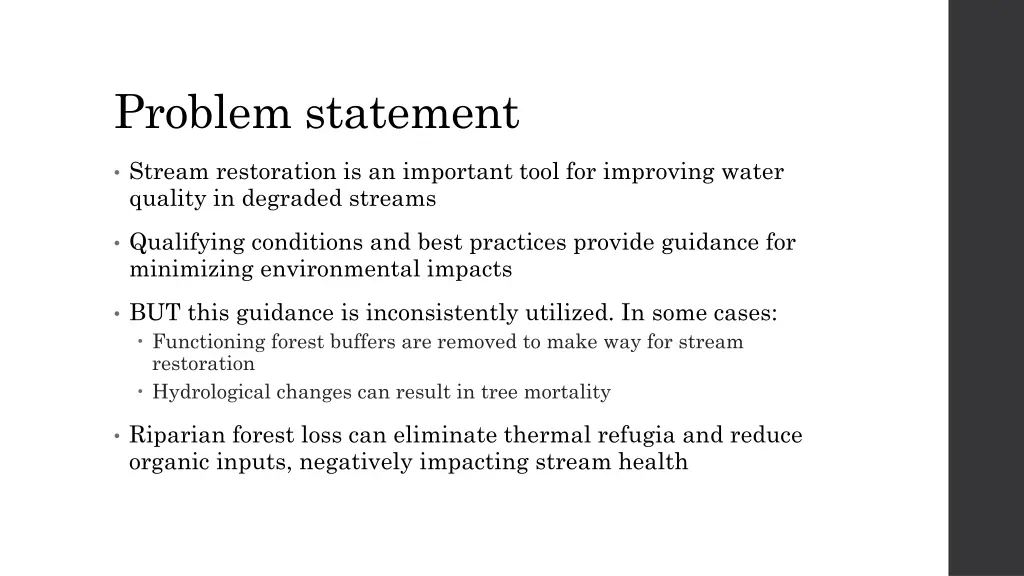 problem statement