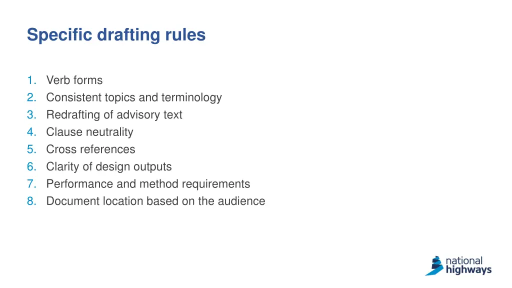 specific drafting rules 1