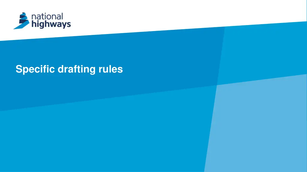 specific drafting rules