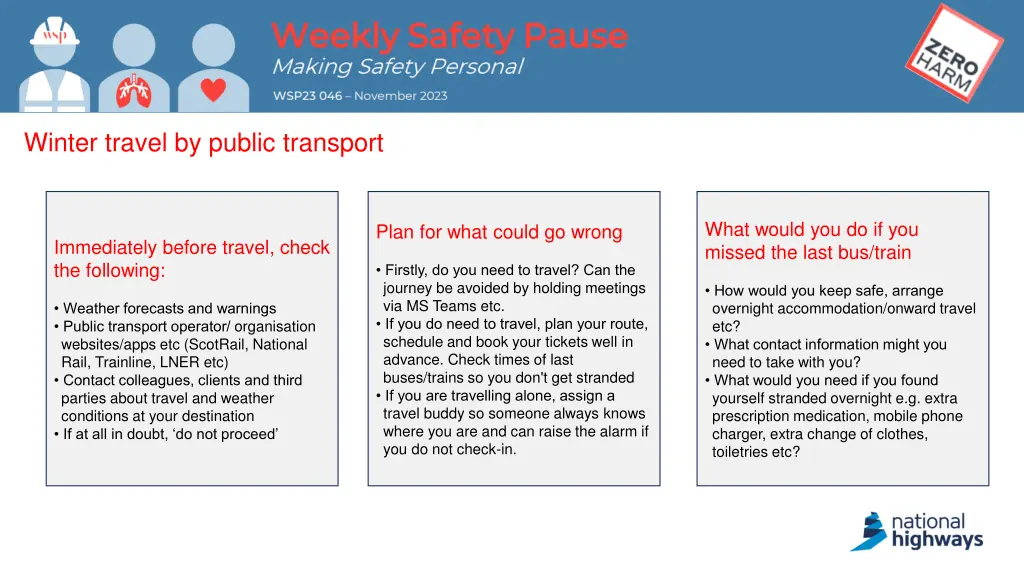 winter travel by public transport