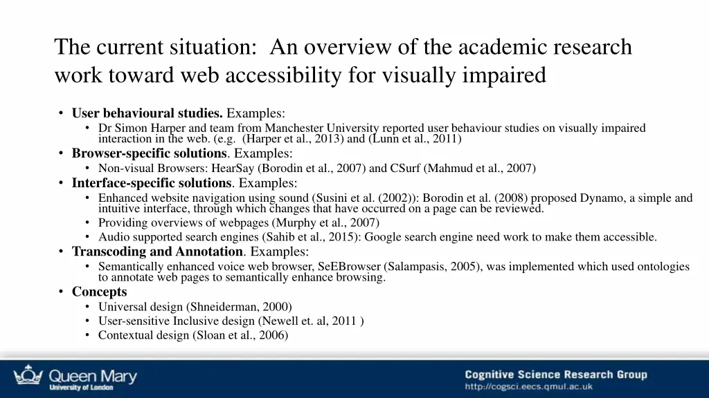 the current situation an overview of the academic