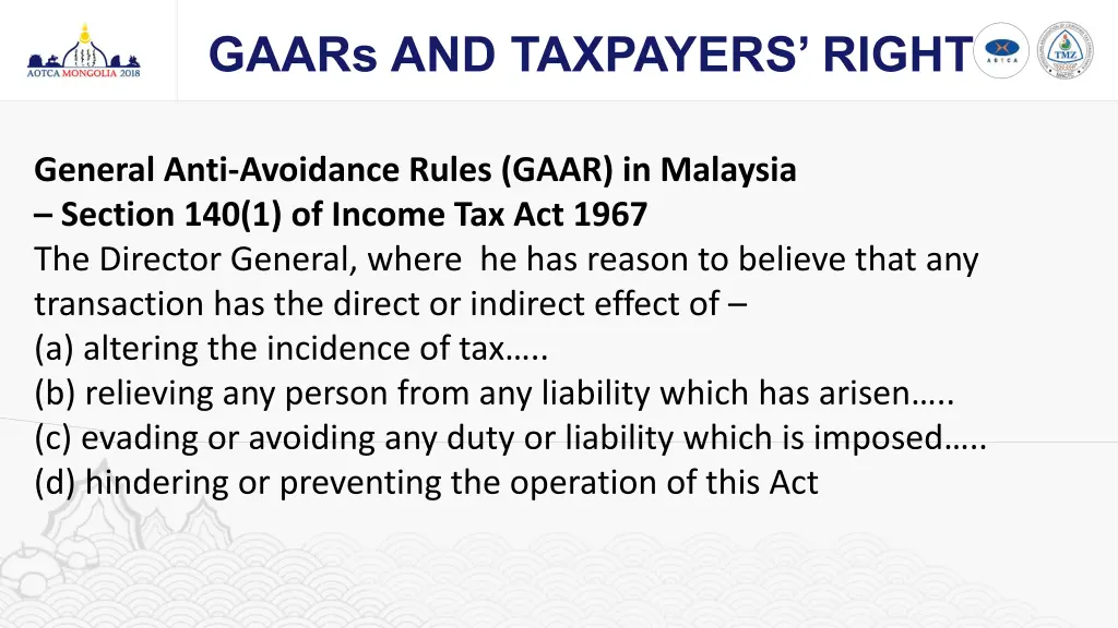 gaars and taxpayers right 5