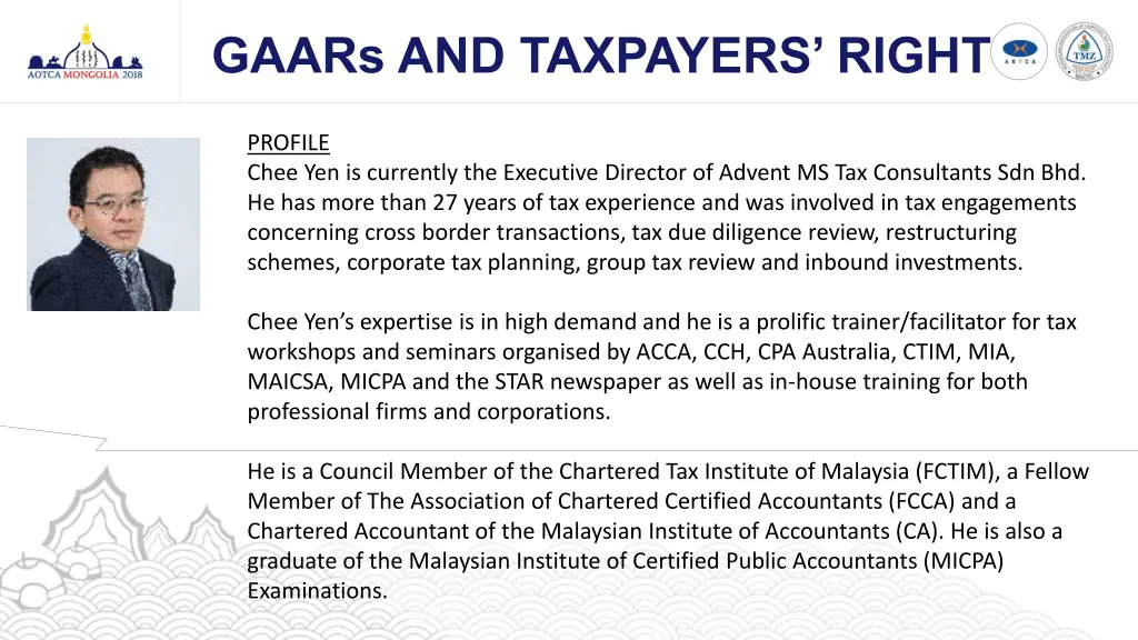 gaars and taxpayers right