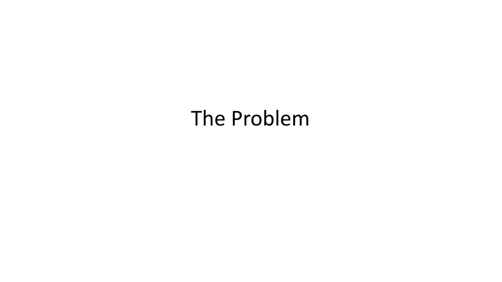the problem