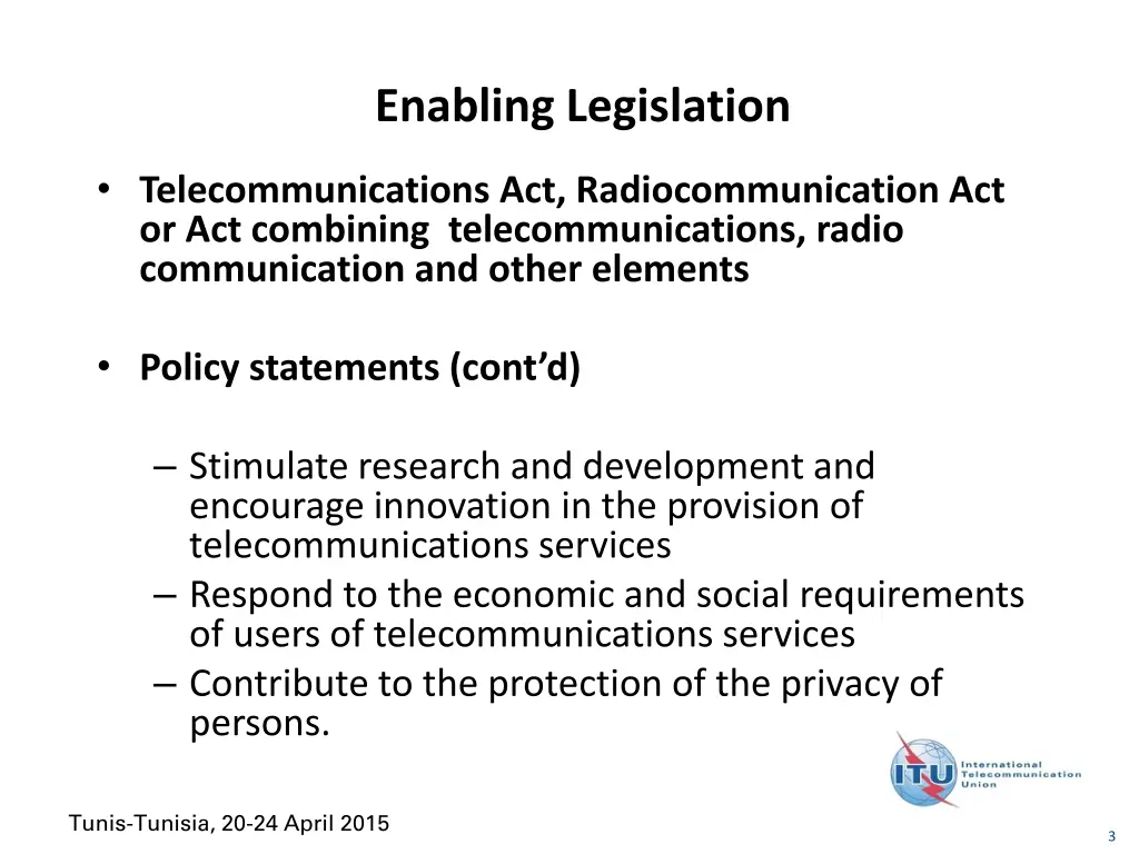 enabling legislation 1