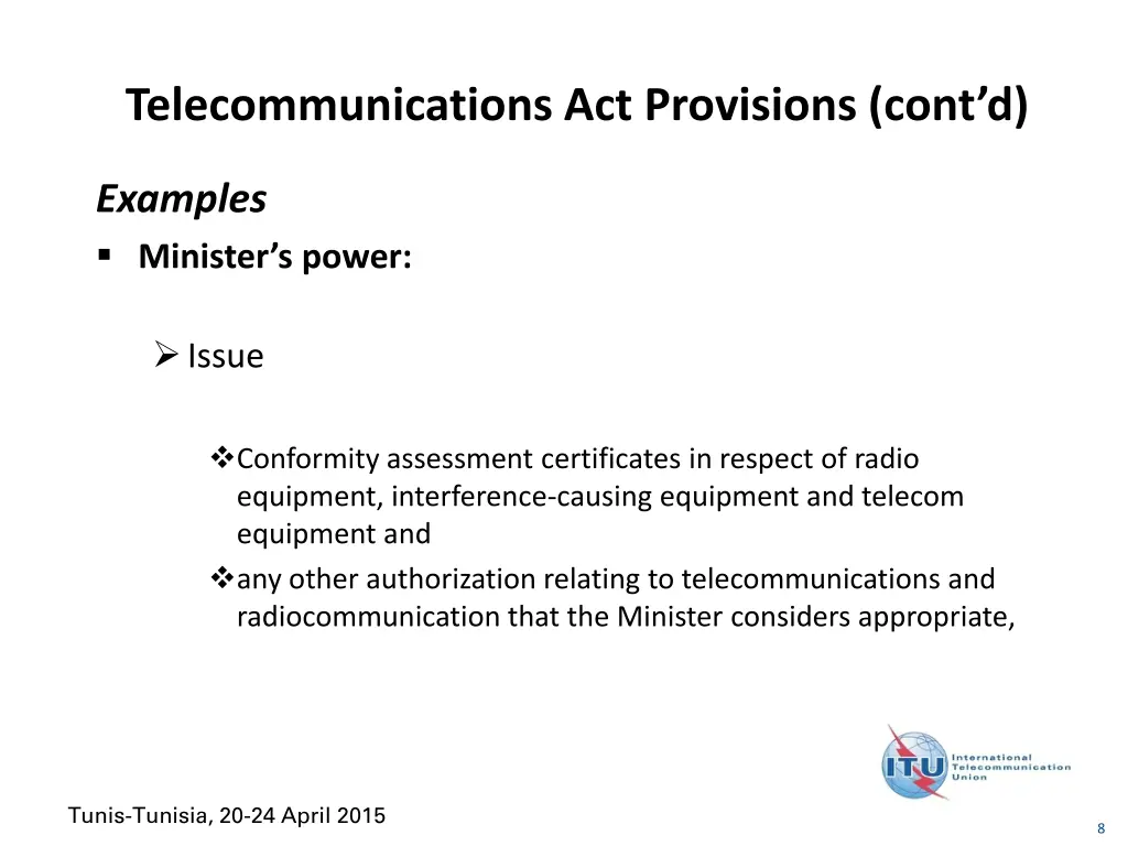 telecommunications act provisions cont d 3