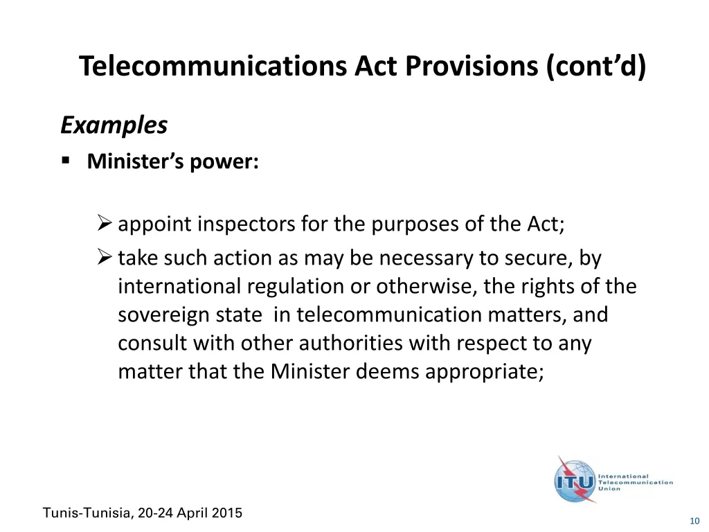 telecommunications act provisions cont d 5