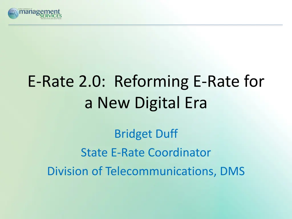 e rate 2 0 reforming e rate for a new digital era
