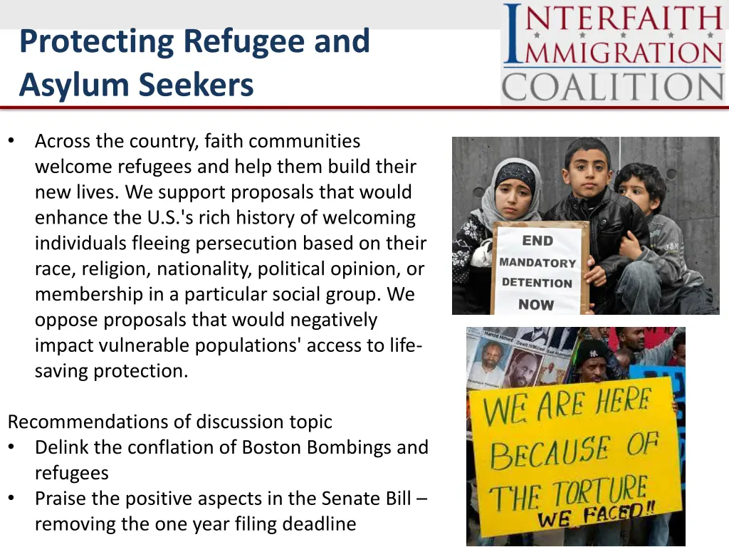 protecting refugee and asylum seekers