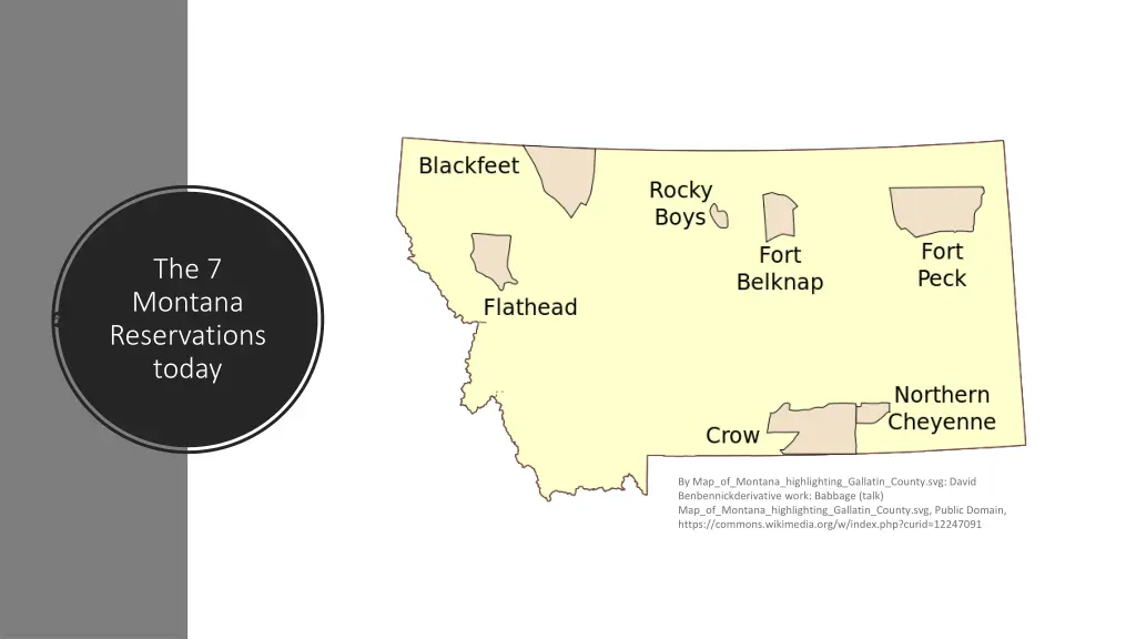 the 7 montana reservations today