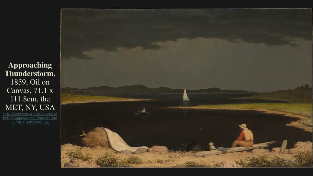 approaching thunderstorm 1859 oil on canvas