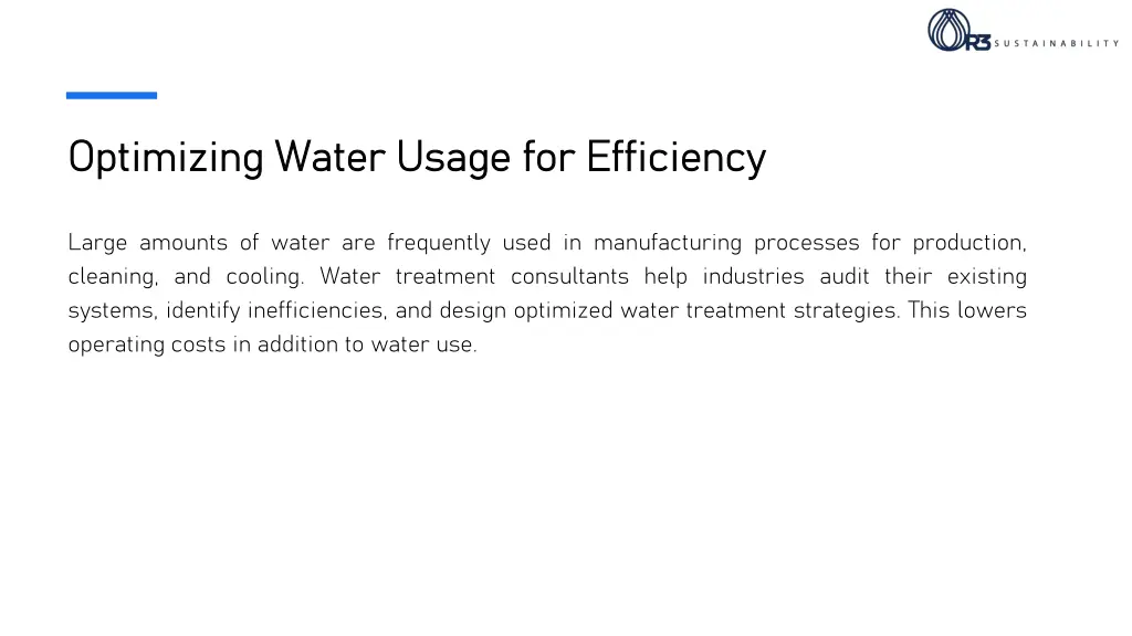 optimizing water usage for efficiency optimizing