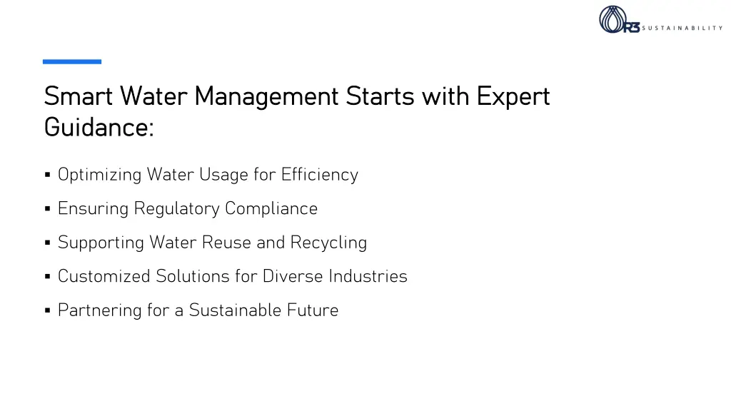 smart water management starts with expert smart