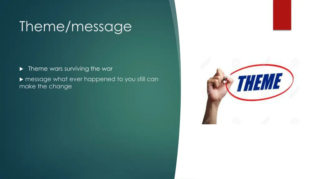 theme message