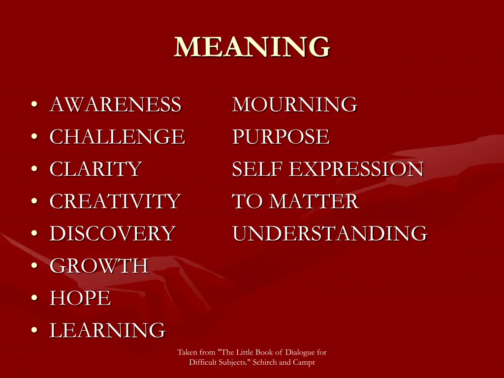 meaning