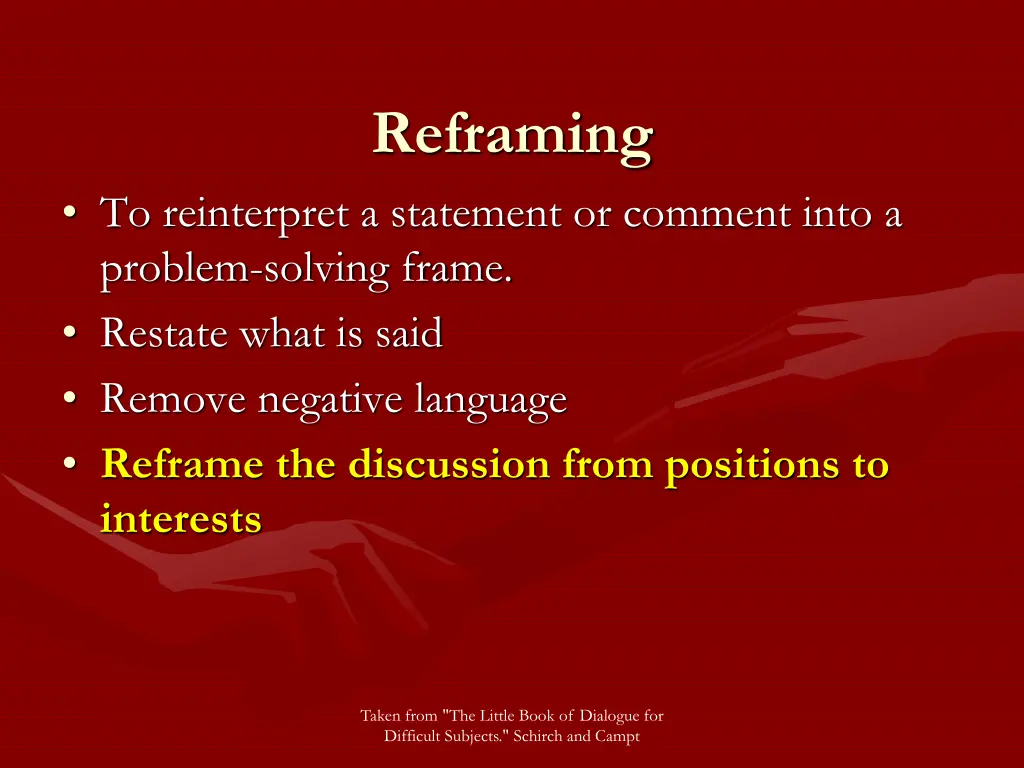 reframing