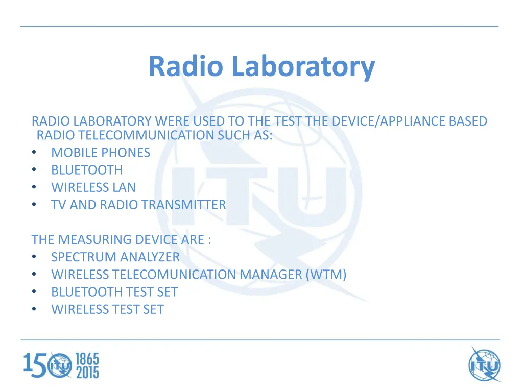 radio laboratory