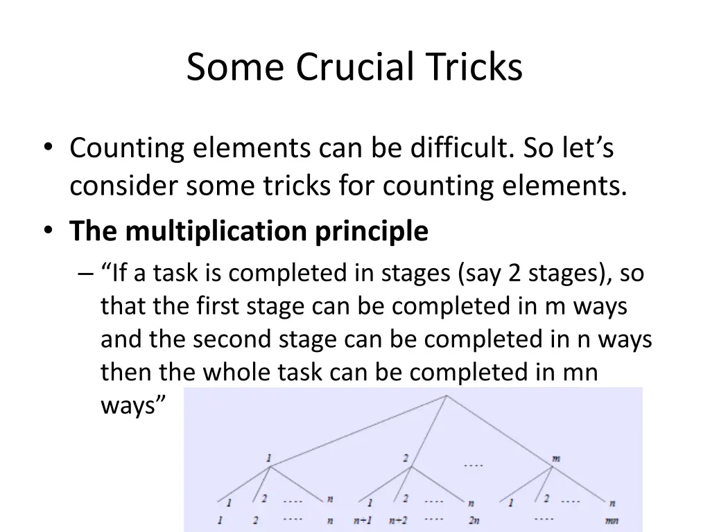 some crucial tricks