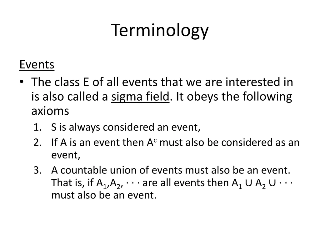terminology 1