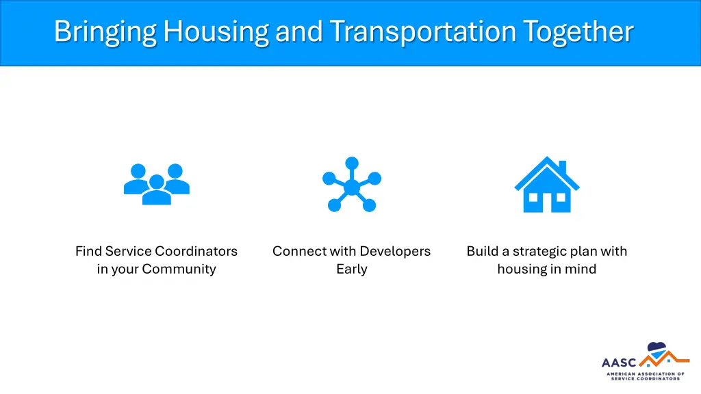 bringing housing and transportation together