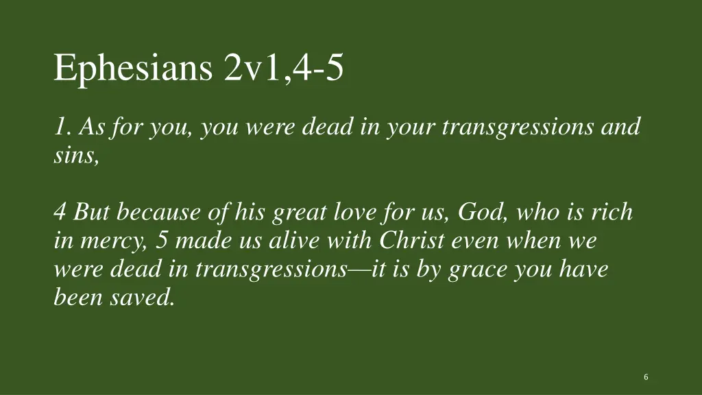 ephesians 2v1 4 5