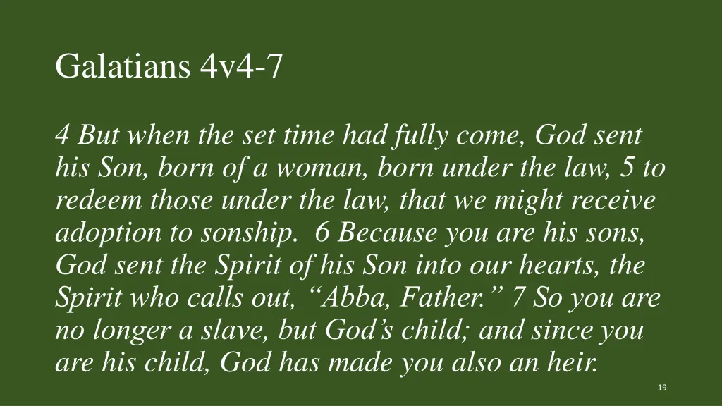 galatians 4v4 7