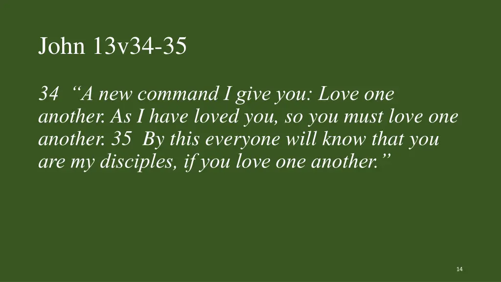john 13v34 35