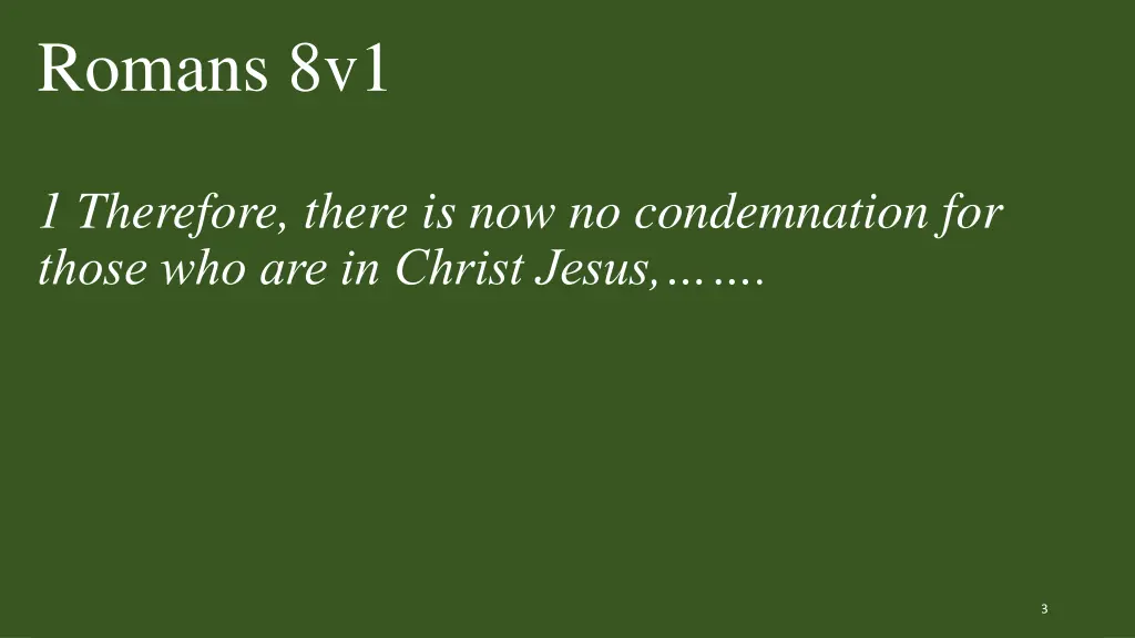 romans 8v1