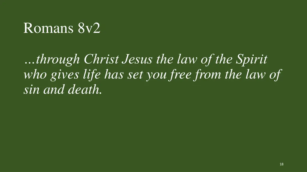 romans 8v2