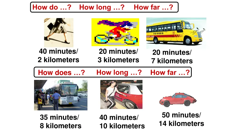 40 minutes 2 kilometers