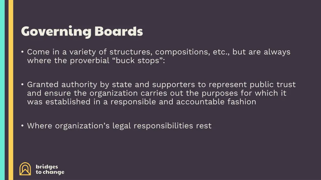 governing boards
